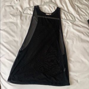 Sheer tank top razor back style